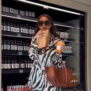 Sheer Zebra blouse